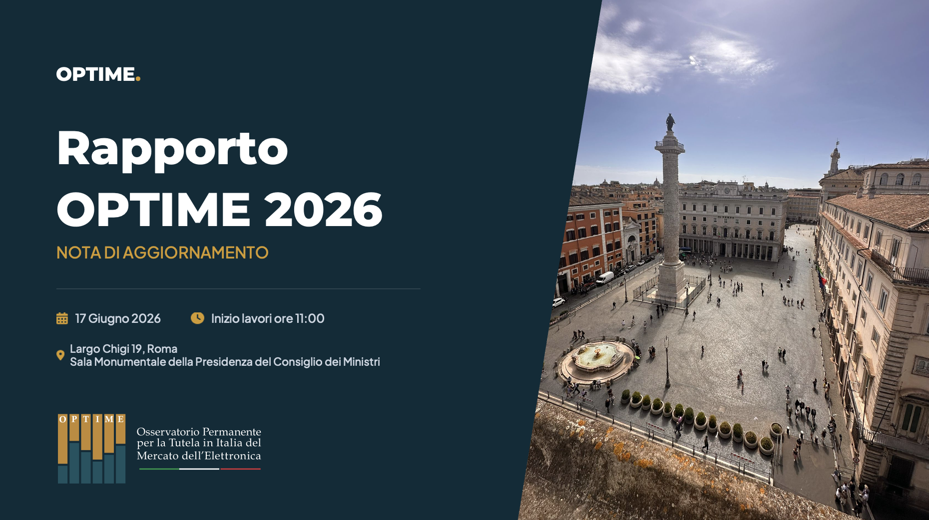 Rapporto OPTIME 2026:  dall’Ecobonus Elettrodomestici all’Intelligenza Artificiale, le sfide che stanno ridisegnando il mercato dell’elettronica.